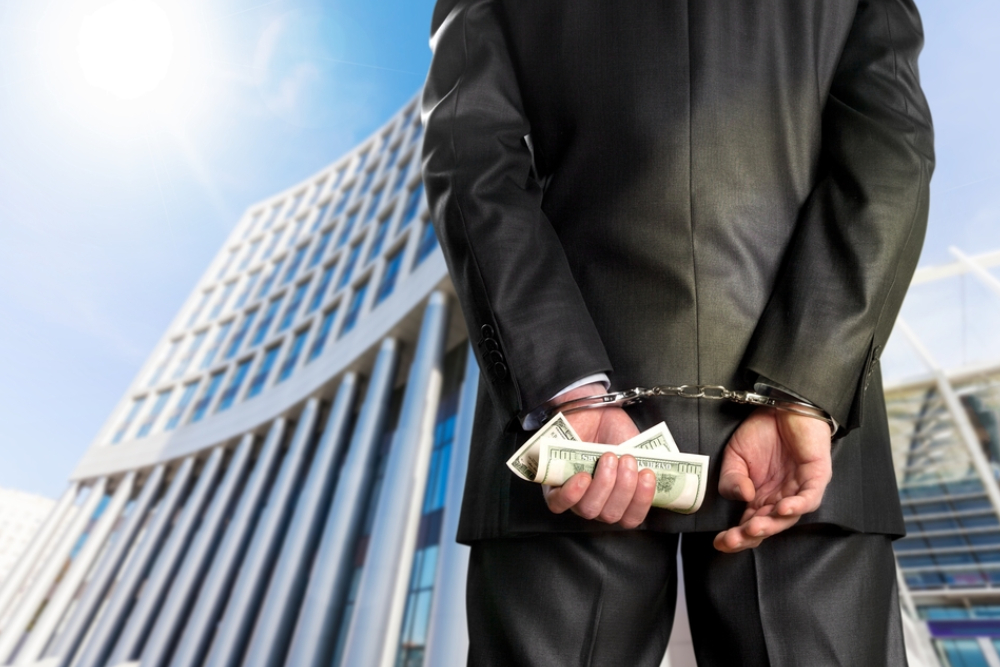 white collar handcuff