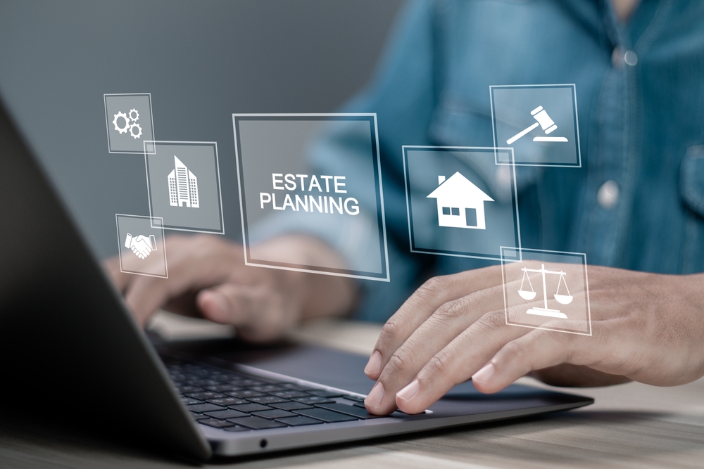 Estate Planning concept. Planning for the transfer of assets and Inheritance tax
